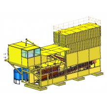 HZS60可折疊模塊式混凝土攪拌站